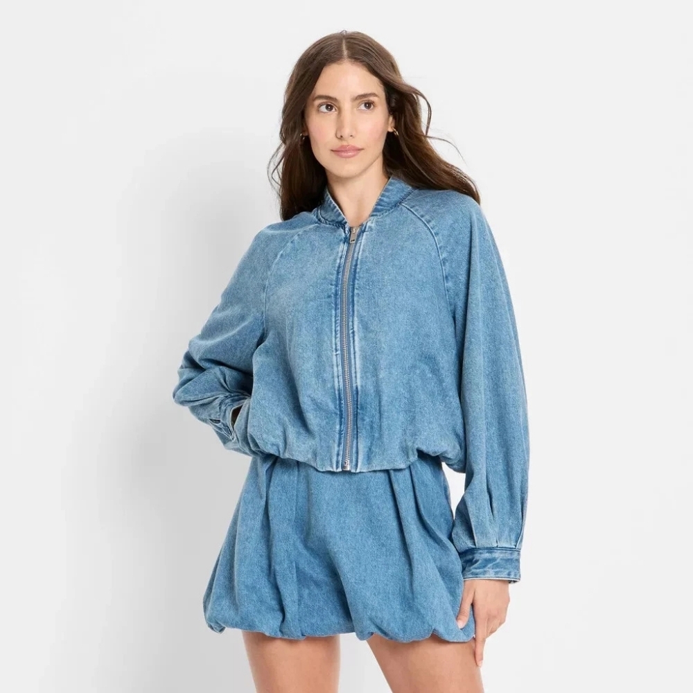 Future Collective Blue Denim Jacket - Picture 3 of 3